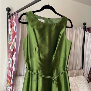 Silk Cotton Perfect Green Dress